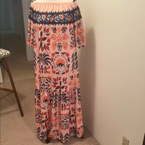 Floral Off-Shoulder Maxi dress